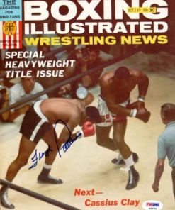 B00AKNN1GW Floyd Patterson Autographed Magazine Cover PSA/DNA #S28764