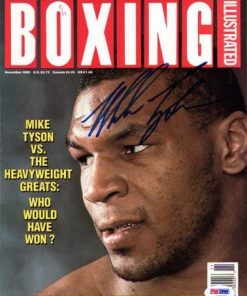 B009KWLEOK Mike Tyson Autographed Magazine Cover Vintage PSA/DNA #Q65603