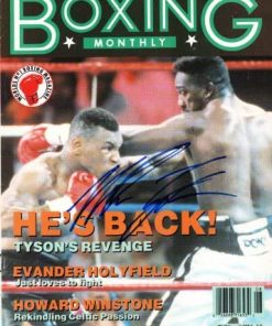 B009KWLEFO Mike Tyson Autographed Magazine Cover Vintage PSA/DNA #Q65594