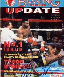 B009KWLBB6 Mike Tyson Autographed Magazine Cover Vintage PSA/DNA #Q65580