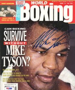 B009KWH8VS Mike Tyson Autographed Magazine Cover Vintage PSA/DNA #Q65688