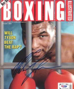 B009KWH8MM Mike Tyson Autographed Magazine Cover Vintage PSA/DNA #Q65686