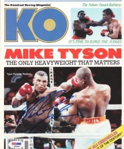 B009KWH84U Mike Tyson Autographed Magazine Cover Vintage PSA/DNA #Q65683