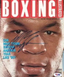 B009KWH2UK Mike Tyson Autographed Magazine Cover Vintage PSA/DNA #Q65672