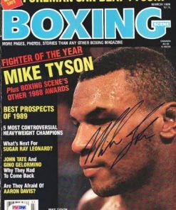 B009KWGZGC Mike Tyson Autographed Magazine Cover Vintage PSA/DNA #Q65650