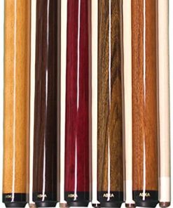 B004E1PZ9W ASKA Billiard Pool Sticks Set of 5 Sneaky Pete Pool Cues, Mixed Weights, 58 inch Long, 13mm Hard Le Pro Tip