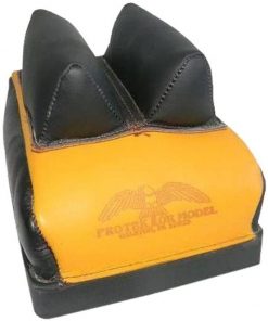 B0077BDDO0 Protektor Model Dr. Bag with Mid. Leather Ear T.S. Between Ears Rear Benchrest Bag, 1/2-Inch