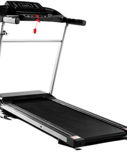 B08TGWDVR6 MJcoffee Folding Treadmill 2.25HP Electric Treadmill with LCD Display and Cup Holder Fitness Machine Easy to Assemble for Home Office Jogging Running