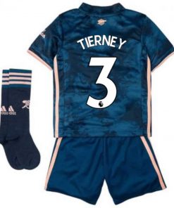 B08VRXNYCF Kieran Tierney 2020 2021 Little Kids Third Mini Kit