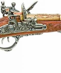 B003CZIVCE Denix The Double Barrel Pistol Of Napoleon, Brass - Non-Firing Replica