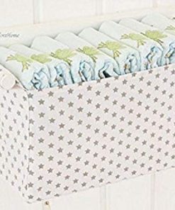 B08W5FS1DR My stuff stylish wall hanging organizer with canvas bin and wooden pegs