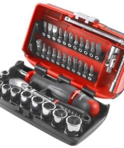 B006MSR3CC Facom Rl.Nano1Pb Nano Socket Set Mm 6Pt 1/4In Drive