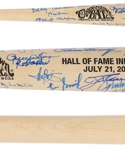 B08WJNPFLW MLB Hall Of Famers Autographed Bat with Multiple Signatures - JSA SM2911 - Autographed MLB Bats