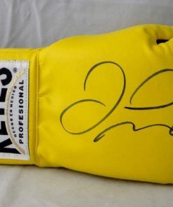 B08W2KTRQH Authentic Autographed Floyd Mayweather Yellow Cleto Reyes Boxing Glove ~ Beckett Auth