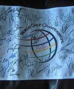 B004KCXT0C Ca Championship Field Signed Autograph Wgc Pin Flag +50 - Autographed Golf Pin Flags