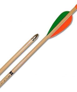 B002Q64OY4 Bear Archery 27-Inch Wood Shaft Arrows 1/2 72 Pack, Multi-Color