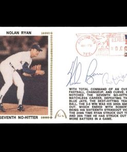B08SQ9QG7Q Nolan Ryan Robert Alomar PSA DNA Coa Hand Signed 1991 No Hitter FDC Cache Autograph