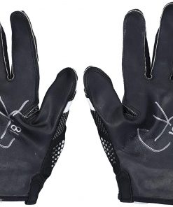 B08VL2H8FQ Cooper Kupp Los Angeles Rams Autographed Player-Worn Black Gloves - NFL Autographed Game Used Gloves
