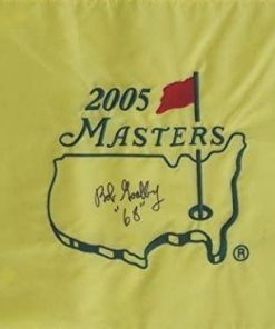 B004IHP6OG Bob Goalby Signed (1968 Champion) Masters Flag PSA/DNA - Autographed Golf Pin Flags
