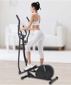 B08T6LHT6X Exercise Equipment for Home Elliptical W/LCD Monitor Manual Treadmill Indoor Cycling BikeStep Fitness Machines