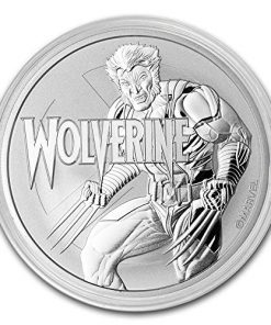 B08VF4KT4C 2021 TV 1 oz Tuvalu Wolverine Marvel Series Silver Coin Dollar Uncircualted Mint