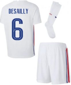 B08VS8JFR7 2020-2021 France Away Little Boys Mini Kit (Marcel Desailly 6)