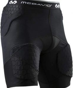 B08T5G18FT McDavid Compression HEX Padded Girdle Shorts Pad. for Football. with Cup Pocket