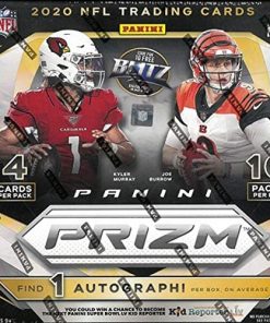 B08S9SJWRC 2020 Panini Prizm NFL Football MEGA box (10 4-card pks/bx)