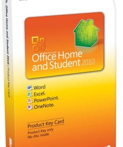 B00532UT7Y Microsoft Office Home & Student 2010 Product Key Card