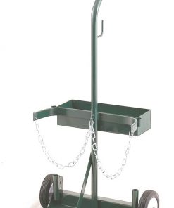 B005NZ1ZSS Harper Trucks Twin Cylinder Welding Cart with Tool Box and 6" Pneumatic Wheels, 40" High x 19" Wide