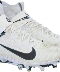 B08VGX99ZQ Carson Wentz Philadelphia Eagles Autographed Game-Used White Nike Cleats vs. Miami Dolphins on December 1, 2019 - Size 13 - Autographed NFL Cleats