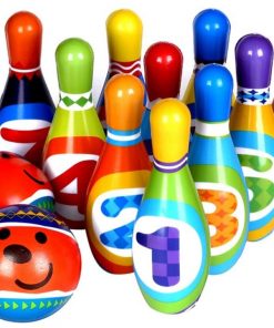 B08THP6JR9 bowling Children's Indoor Set Indoor Children's Outdoor Parent-Child Interactive Set Suitable for Indoor Parent-Child Interactive Set (Color : Color, Size : Large)
