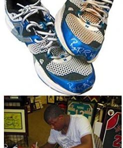 B005XRS40I Rubby De La Rosa Autographed Game Used Turf Shoes - MLB Autographed Game Used Cleats
