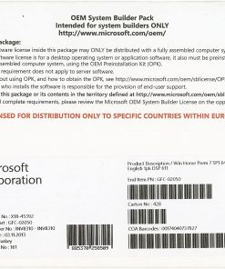 B004Q0PT3I Windows 7 Home Premium SP1 64bit (OEM) System Builder DVD 1 Pack [Old Packaging]