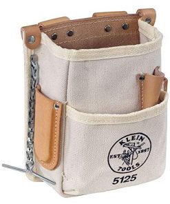 B002PF51KM Tool Pouch, 5 Pkt, 7-1/2 x 8-1/2 in, Canvas