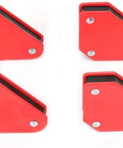B08V86HZ3G Magnetic Magnet Arrows - 4pcs 9LB Angle Soldering Locator Magnetic Magnet Corner Arrows Welder Welding Holder Tool
