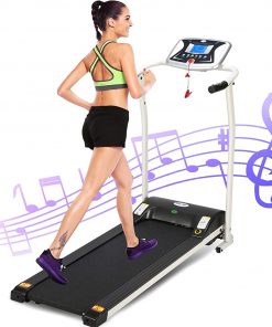 B08WKG3PHB Home Treadmills, Electric Treadmill Workout, Running Machine with 12 Pre-Set Programs, Jogging Walking Exercise Fitness Machine for Family & Office Workout