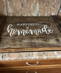 B08VS7MDGG Custom Farmhouse Noodle Board Stove Cover for Gas Range