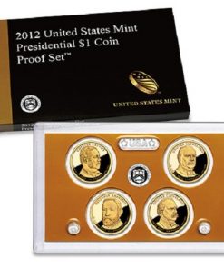 B0088YUKFA 2012 Presidential 4-coin Proof Set w/Box & COA NOW IN STOCK