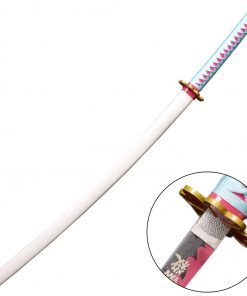 B08RMRRJPN RGRGSH-Anime Sword.Kanroji Mitsuri. Nichirin Sword. Demon Slayer Figure.40.9inch, White.