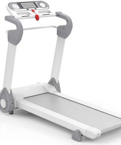 B08RJ9CBRX Treadmills Mini Folding Treadmill Space Saver Fitness Running Machine Running Machine Jogging Exercise Fitness Equipment Treadmill Motorized (Color : White, Size : 130x65x112cm)