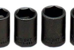 B002M8XE5Q Wright Tool 359 3/8" Drive 6 Point Standard Impact Metric Socket Set 6mm - 19mm (14-Piece)