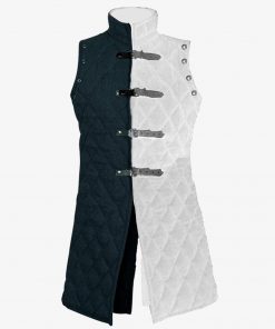 B08VS5V7J8 The Medievals Gambeson Thick Padded Coat Aketon Jacket Armor Cotton Fabrics