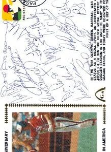 B006WNOX3Y 1984 USA Olympic Team (20 Signatures) Autographed First Day Cover Mark McGwire, Will Clark & John Marzano PSA/DNA #K39842