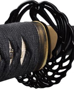 B003VU4WW8 Handmade Sword - Japanese Wakizashi Sword, Practical, Hand Forged, 1045/1060/1080 Carbon Steel, Heat Tempered, Full Tang, Sharp, Wooden Scabbard