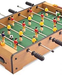 B08VGRT59S Haieshop Foosball Table Portable Wooden Mini Soccer Competition Indoor Room Sports Set (Size : 18.9x11x3.3inch)
