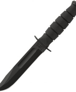 B001H53Q8U Ka Bar Short Black Straight Edge Knife