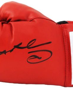 B08WNLF23Z Sugar Ray Leonard Signed Everlast Red Boxing Glove (Beckett)