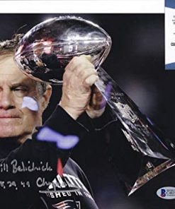 B08W22NLSQ Bill Belichick Signed Autograph 8x10 Photo Beckett BAS COA