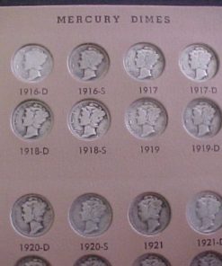 B001DXA4GS 1916-1945 P,D,S w/o 1916-D Mercury Dime Set